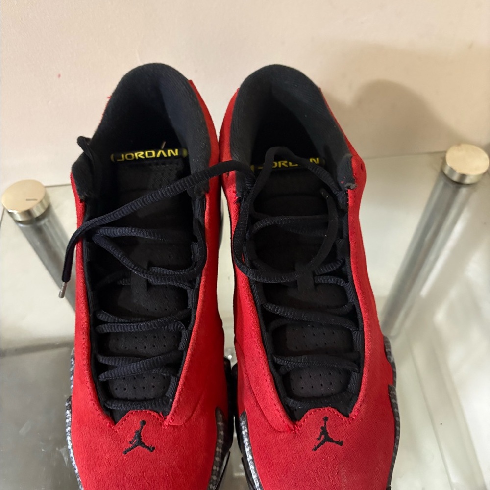 Ferrari Jordan Men's Black and Red Sneakers